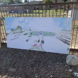 4x8 Wall Art - Plywood Wrapped With Vinyl Art