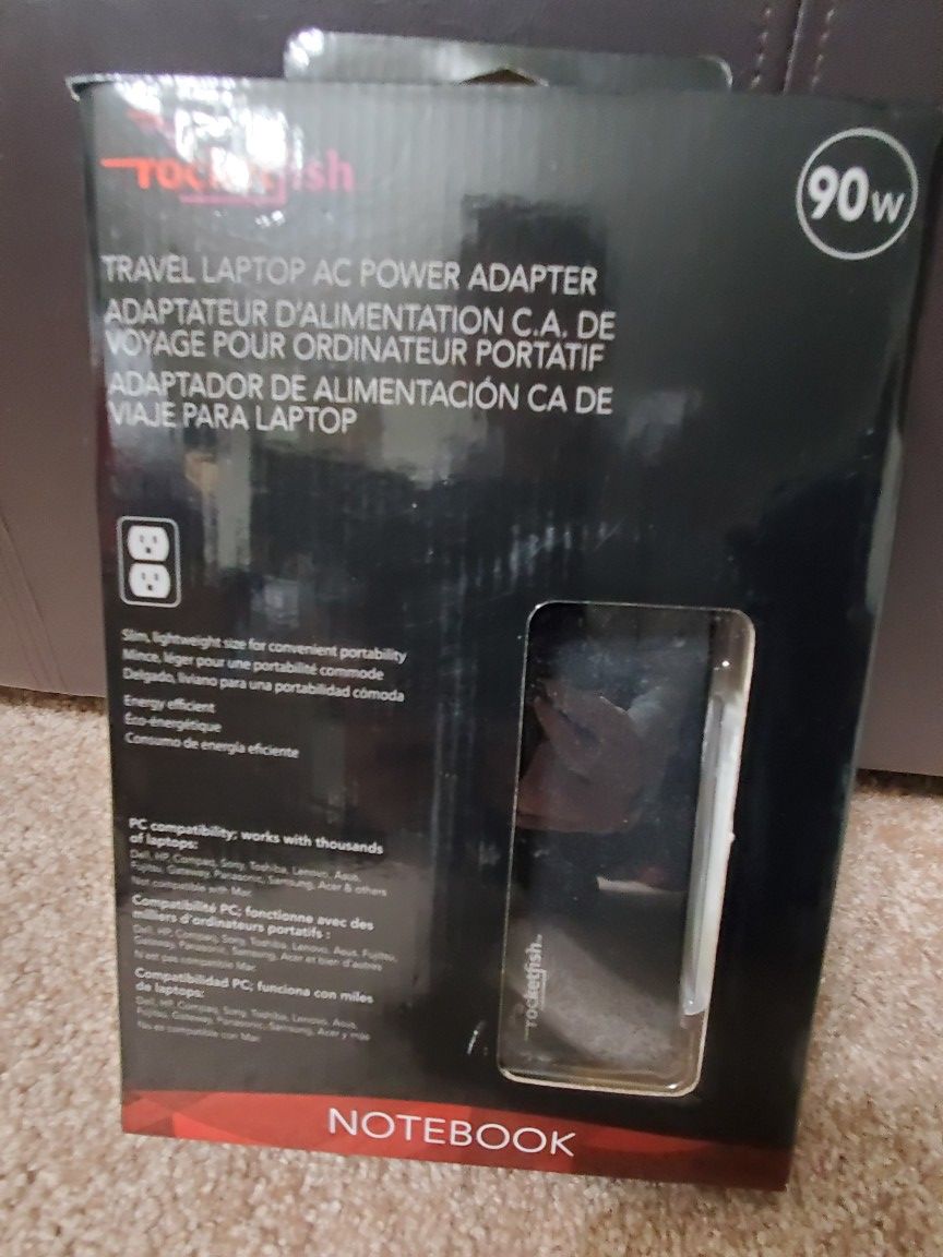 TRAVEL LAPTOP AC ADAPTER