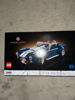 LEGO Icons Shelby Cobra 427 S/C Car Building Set 10357