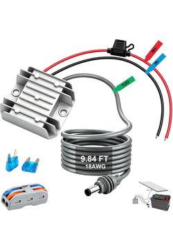 Starlink Mini 12VAdapter DC Step Up Converter for RV Marine,12/24V 30V 3.5A 105W Output Wide Compatibility,IP68 Waterproof,Built-in Intelligent Fuse P