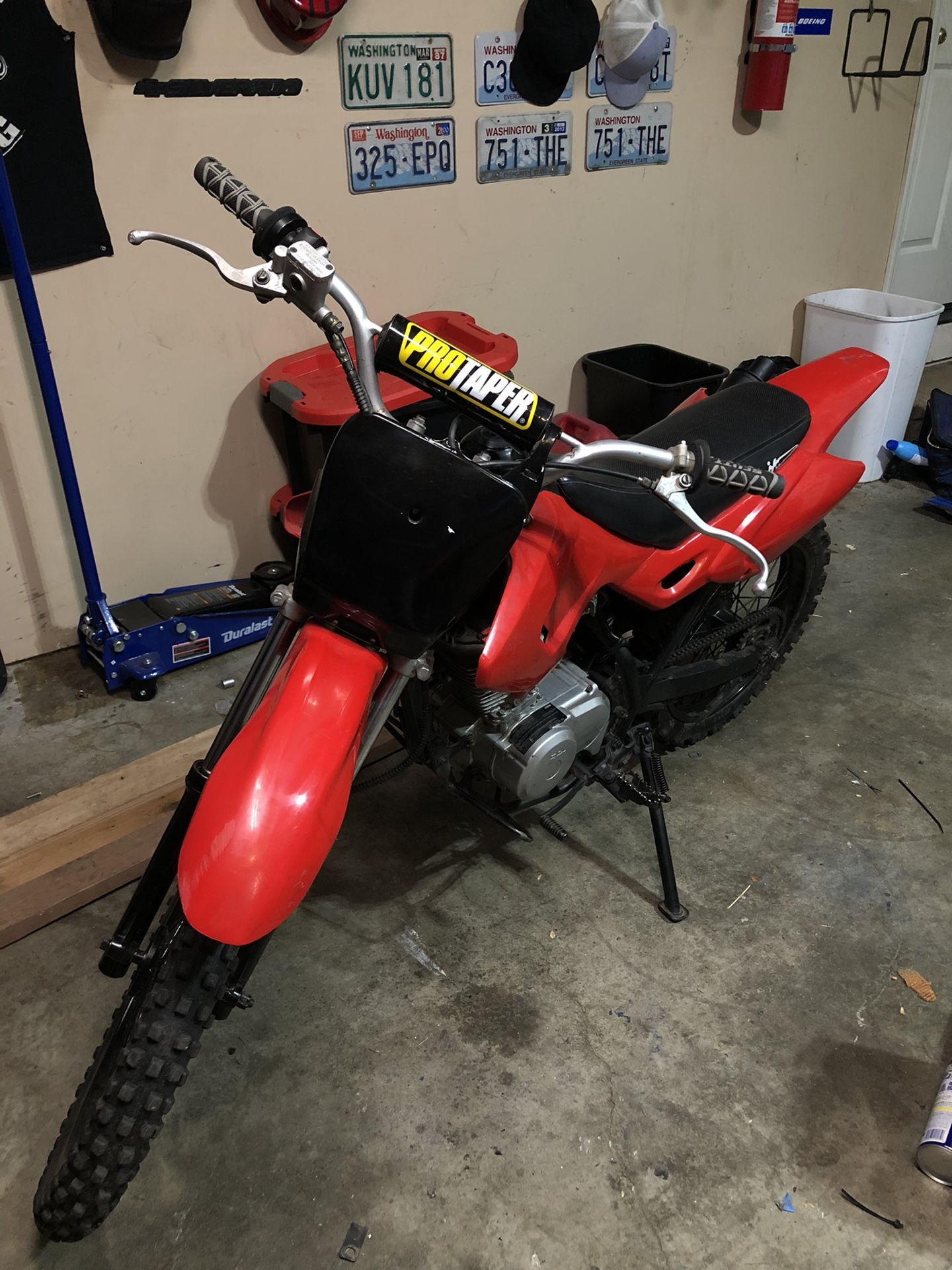 baja 125cc dirt bike