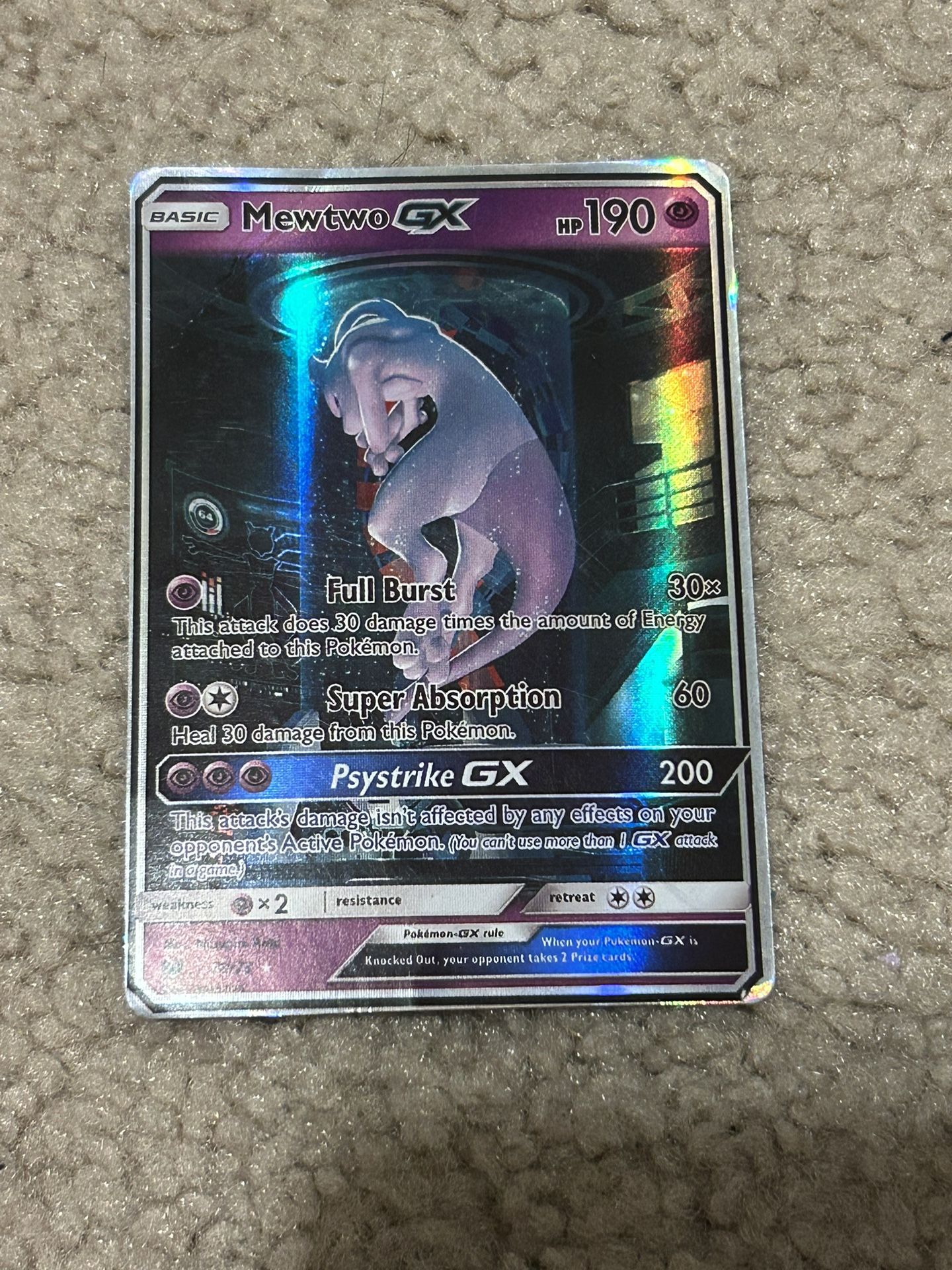 Mewtwo GX 78/73 Pokémon Card
