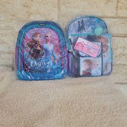 Disney FROZEN Backpack Or  5 Piece Backpack Choice $35 FIRM Each