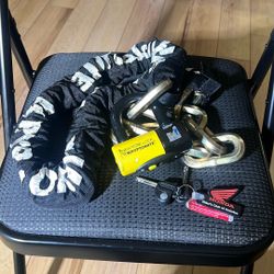 Motorcycle Chain Lock Security Heavy duty Anti-theft