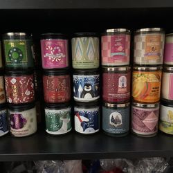 Brand new bath and body works candles-3 for $25. Have multiples of some scents. Higley and ray.