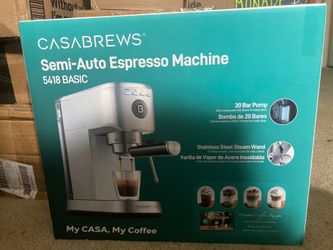 New 20-Bar espresso machine with steam wand