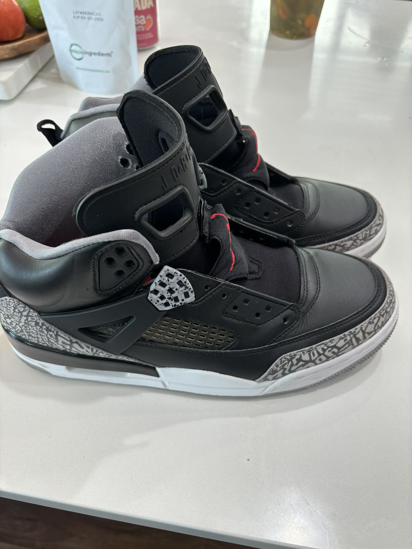 Jordan Spizike Black Cement And White Cement Size 11 BOTH for $140