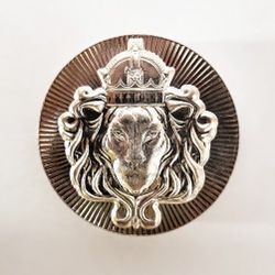 New Scottsdale Mint 5 Troy Oz Lion Stacker Rounds .999 Fine Silver