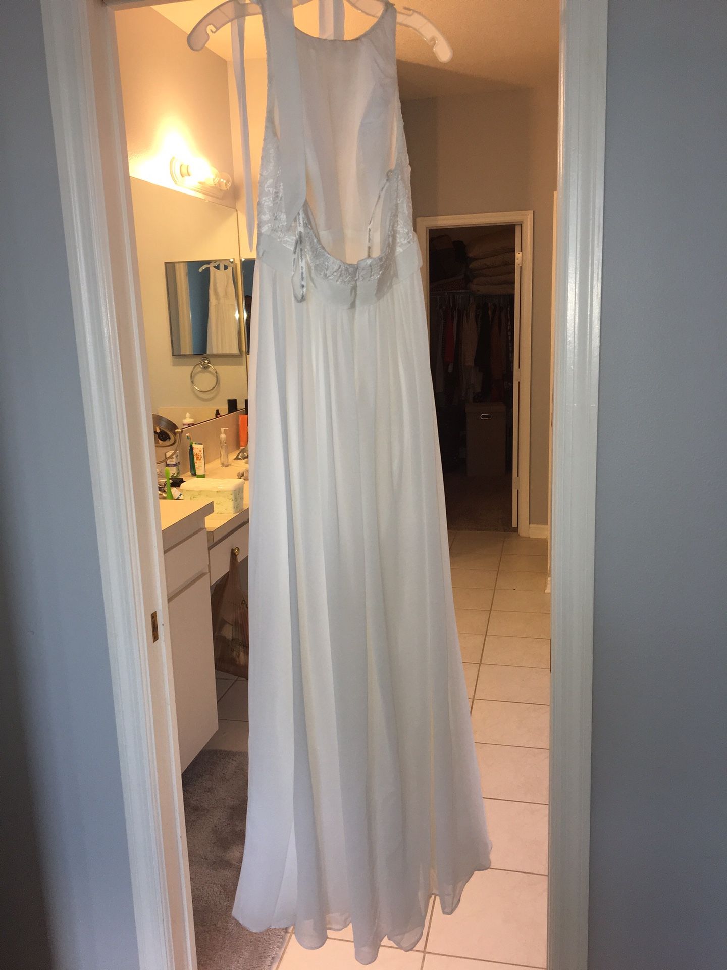 Wedding dress size 8 from David’s bridal