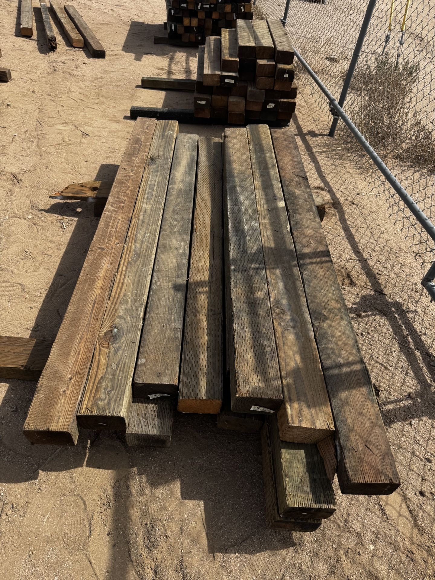 Treated 9ft 4x4s