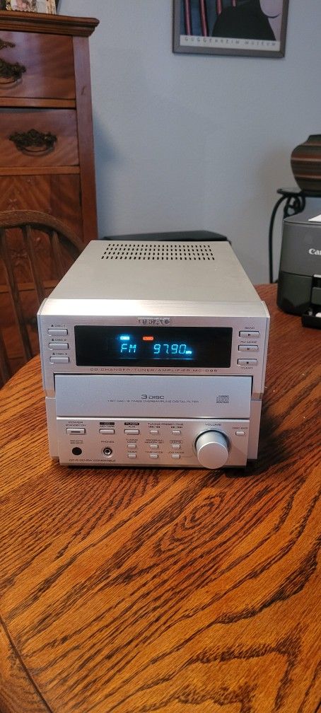 Teac MC-D95 Stereo Mini System 3-CD RARE LS-MC95 Speakers/Remote Bundle Pls Read