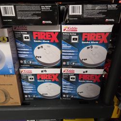 Smoke Alarm Detector Wired With Backup Battery 