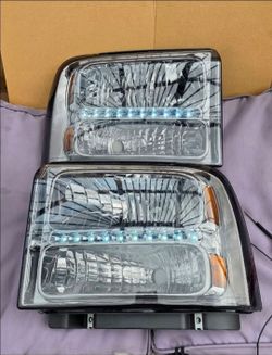 05-07 Ford F-250 F-350 F-450 F-550 LED Headlights Faros Calaveras Micas Luces Lamps