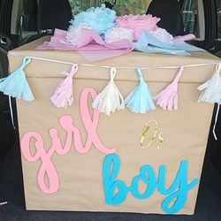 Box Caja Gender Reveal