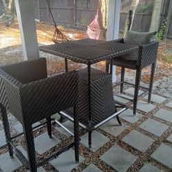 Bar Stand And Chairs