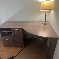 Large L-Shaped Desk w/ Storage & File Cabinet –  OBO