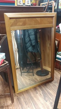 Mirror wood framed vintage