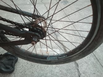 black and pink premium BMX 21 inch bicycle