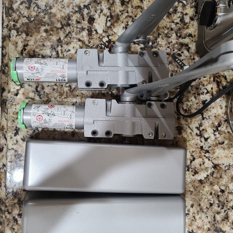 Two IR LCN 4041 320G Door Closer