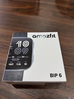 Amazfit Bip 6 Smartwatch – GPS, AMOLED, Fitness Tracker – Excellent Condition