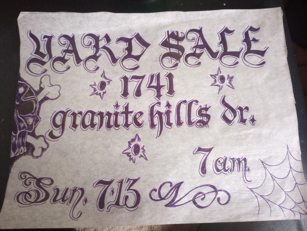 YARD SALE