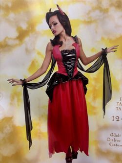 New, Women’s Devil Deluxe Costume size Large