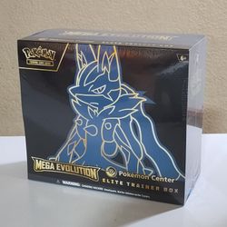 Pokemon center Mega Evolution ETB, new and sealed