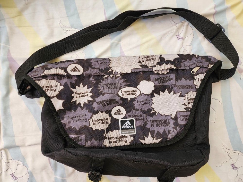 adidas Messenger Sling Bag Side Laptop Carrying Shoulder Travel Work College Sports Fun Limited Edition