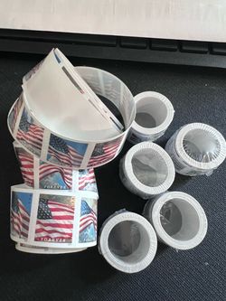 Forever Stamps USA Flag Rolls 2024