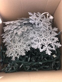 Christmas ornaments and lights
