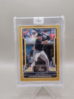 2023 Panini Three & Two Jasson Dominguez /25
