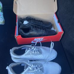 Nike Ebernon And Adidas Alpha Bounces 