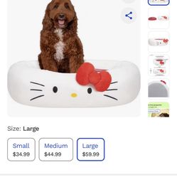 NEW Hello Kitty Dog Bed