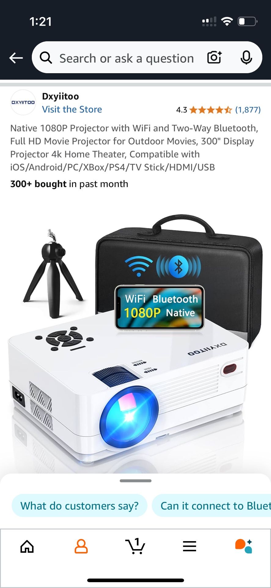 Native 1080p Projector