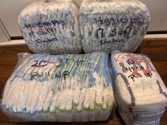 Diapers and pull-ups total 61