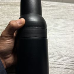 Asobu Frosty Beer Holder 2 Go Vacuum Insulated Double Walled Stainless Steel Beer Can and Bottle Cooler with Beer Opener Eco Friendly and Bpa Free (bl