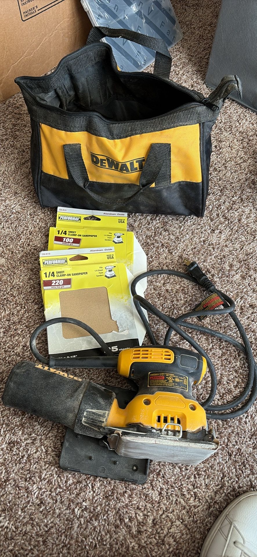 Dewalt 1/4 Inch Palm Sander