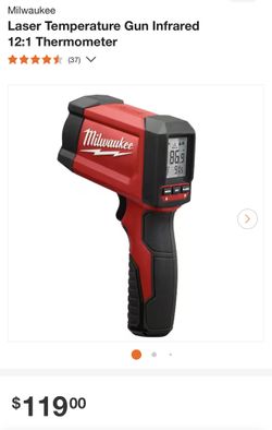 Milwaukee Laser Temperature Gun Infrared