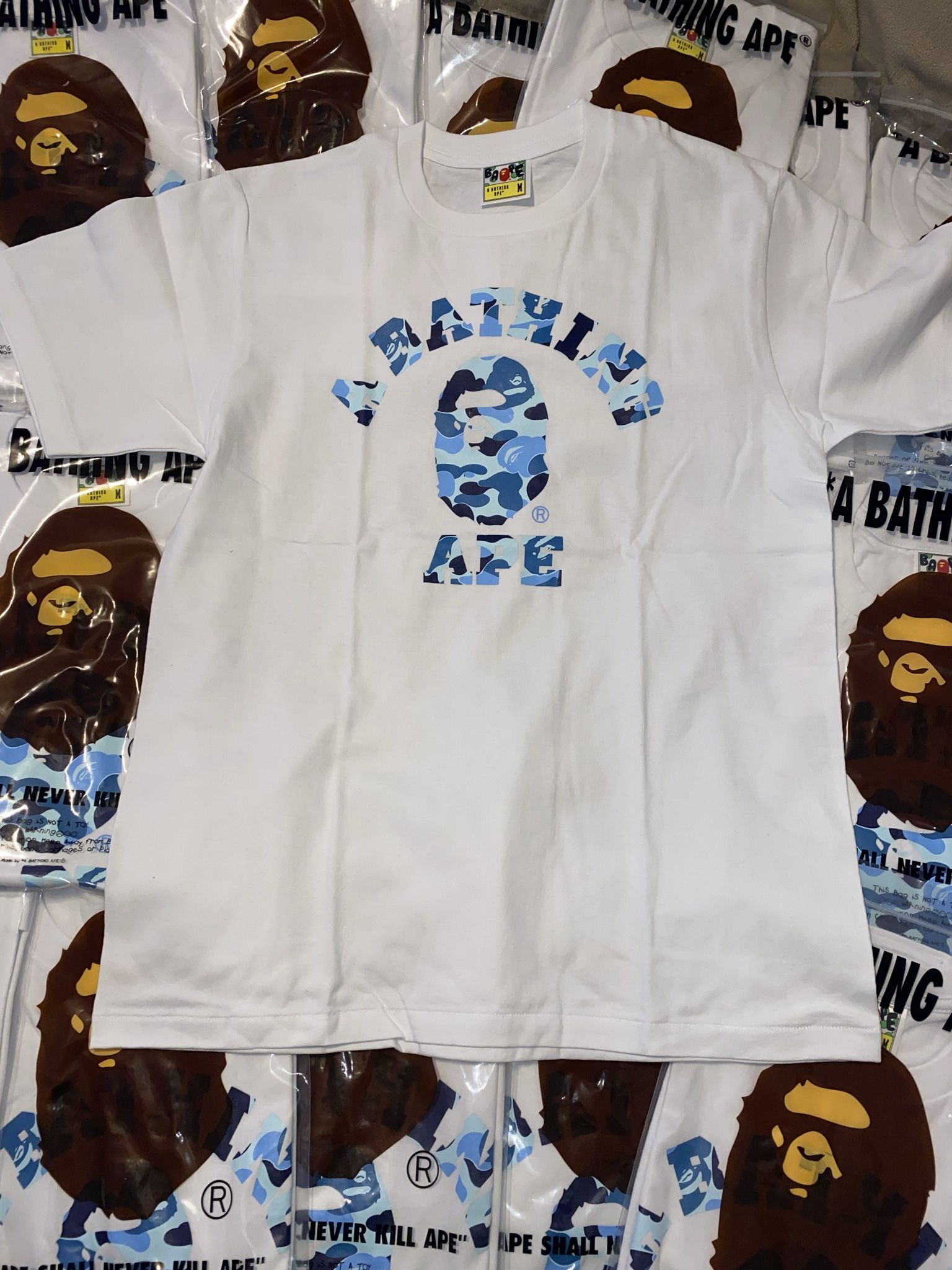 Brand New BAPE ABC Camo College Tees 