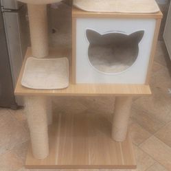 Tall Cat Tower, Storage Ottomans, Vintage Cherub