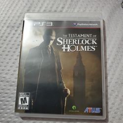 Sherlock Holmes Ps3