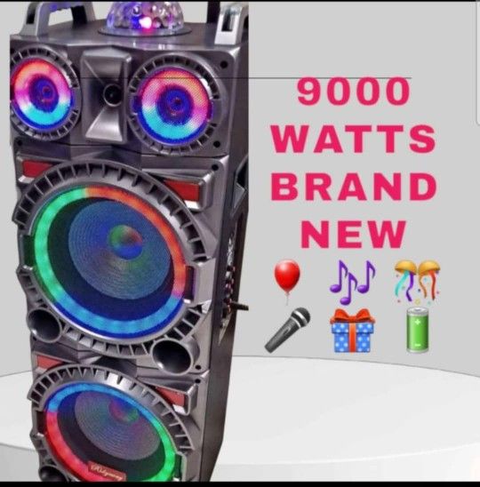 BLUETOOTH PORTABLE PARTY KARAOKE SPEAKER