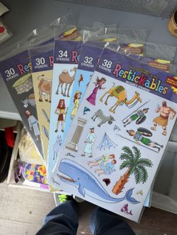 2-30, 32,34 And 38 Stickers Restickable Reusable Stickers!
