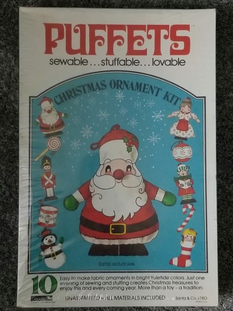 Christmas Crafting Puffets Ornaments Kit ~ Puyallup Not Orting