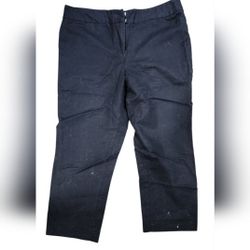 Grace Elements Size 14 Dark Blue Capris - Has Animal Hair