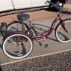 Adult Tricycle-New wide seat