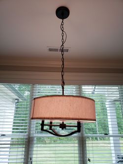 Minka Lavery Vintage Bronze Pendant 3 Bulb Light