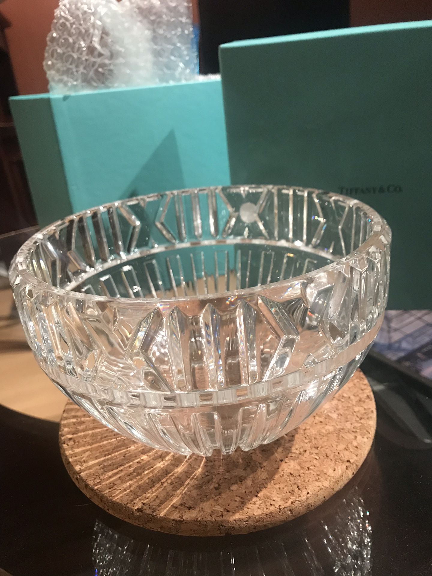 Tiffany Atlas crystal bowl