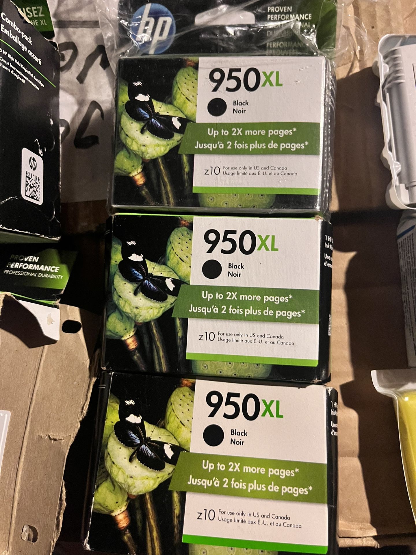 950 XL High Yield Black Ink Cartridges 