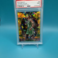 Jason Tatum Gold Cracked Ice 5/10